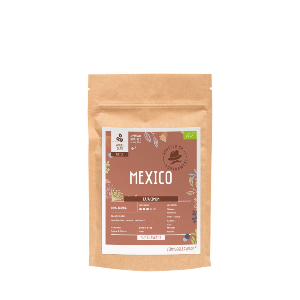 MEXICO BIO | Filterkaffee | Casa Comun | Bohnen | 250g