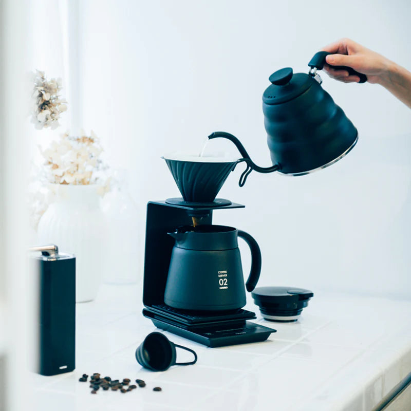 Hario | V60 Heat - Retaining Stainless Server 600 Black